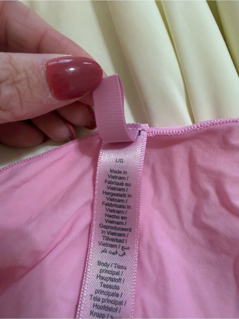 SKIMS Bubble Gum Pink Lace-Trim Camisole & Short Sleep Set - Picture 3 of 4
